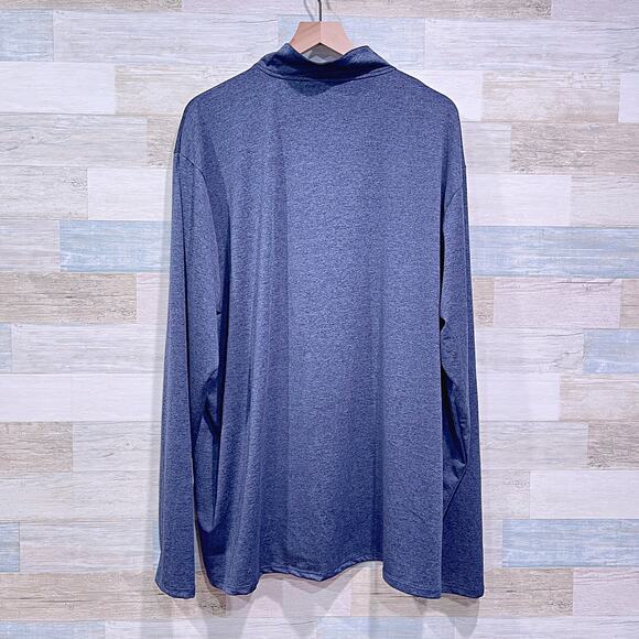 U.S. Department Of Veterans Affairs 1/4 Zip Performance Pullover Blue Mens 4XL - Picture 3 of 6